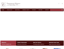 Tablet Screenshot of contemporarydoctors.com